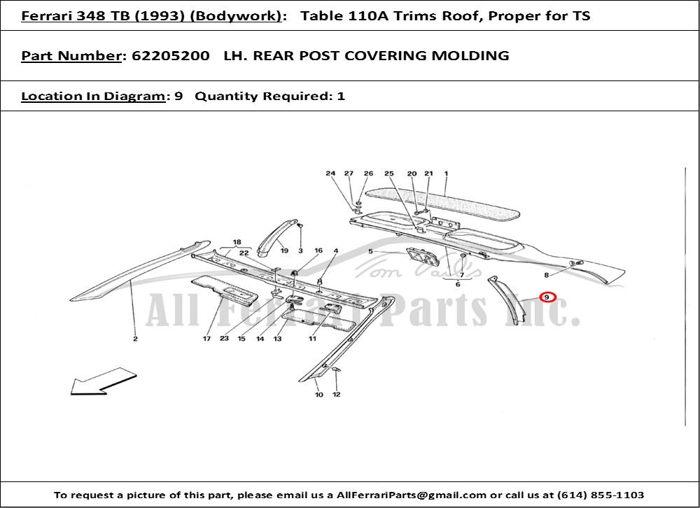 Ferrari Part 62205200