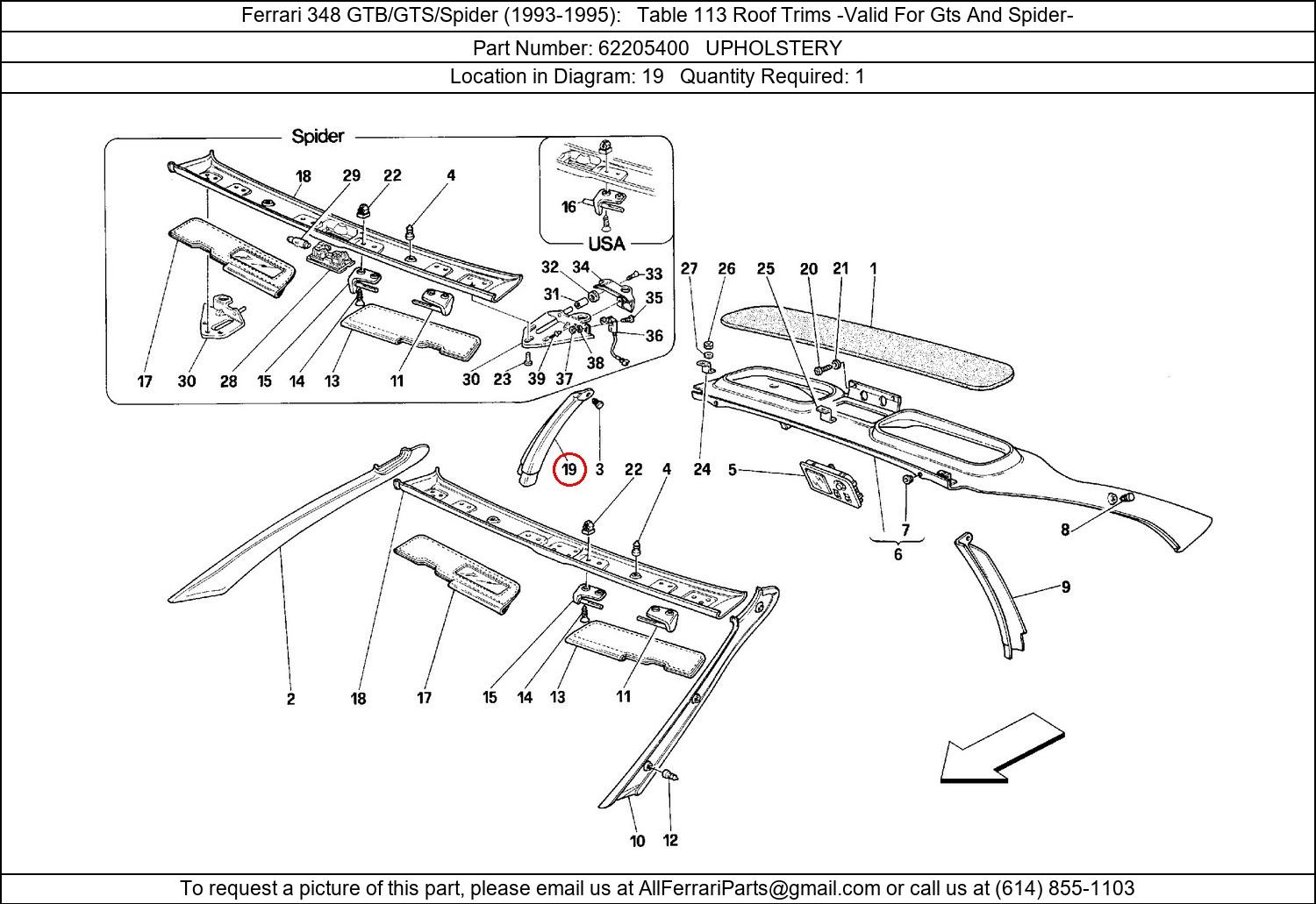 Ferrari Part 62205400