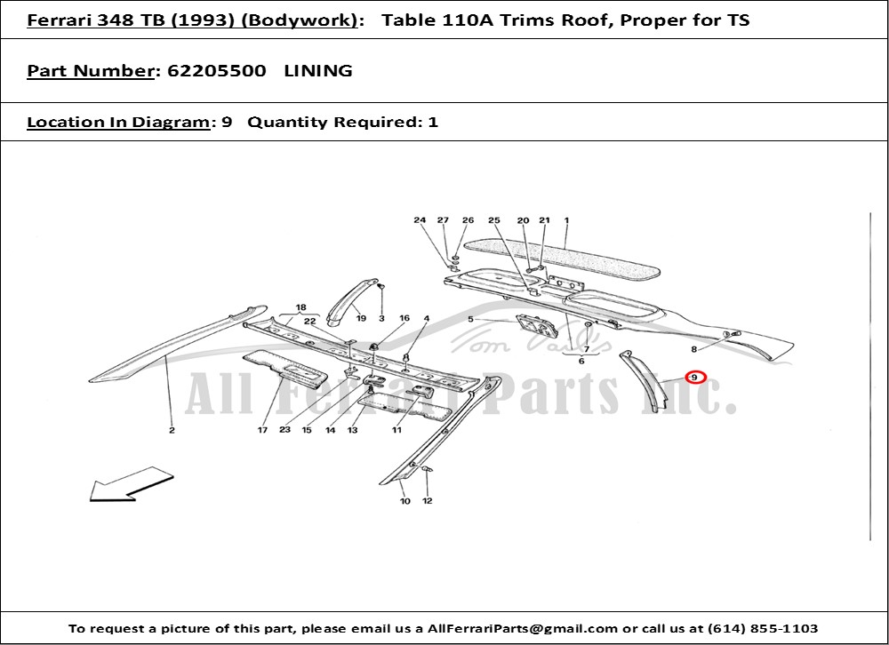 Ferrari Part 62205500