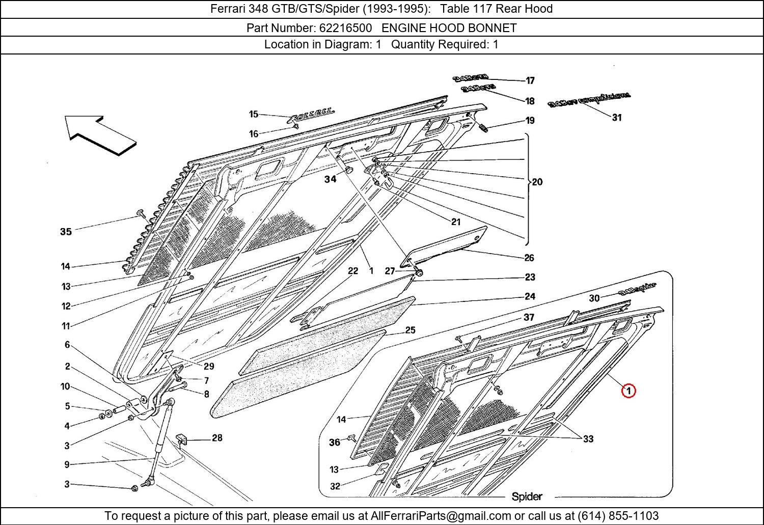 Ferrari Part 62216500