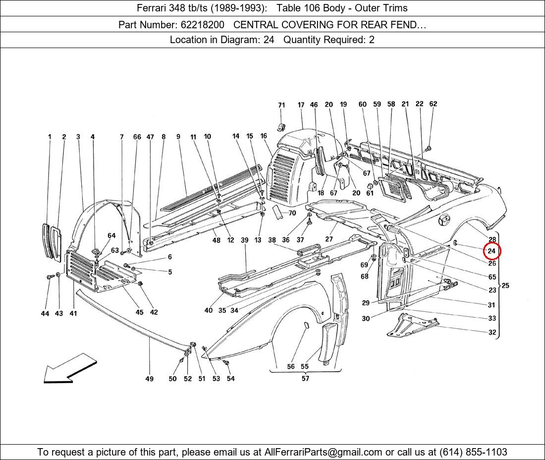 Ferrari Part 62218200