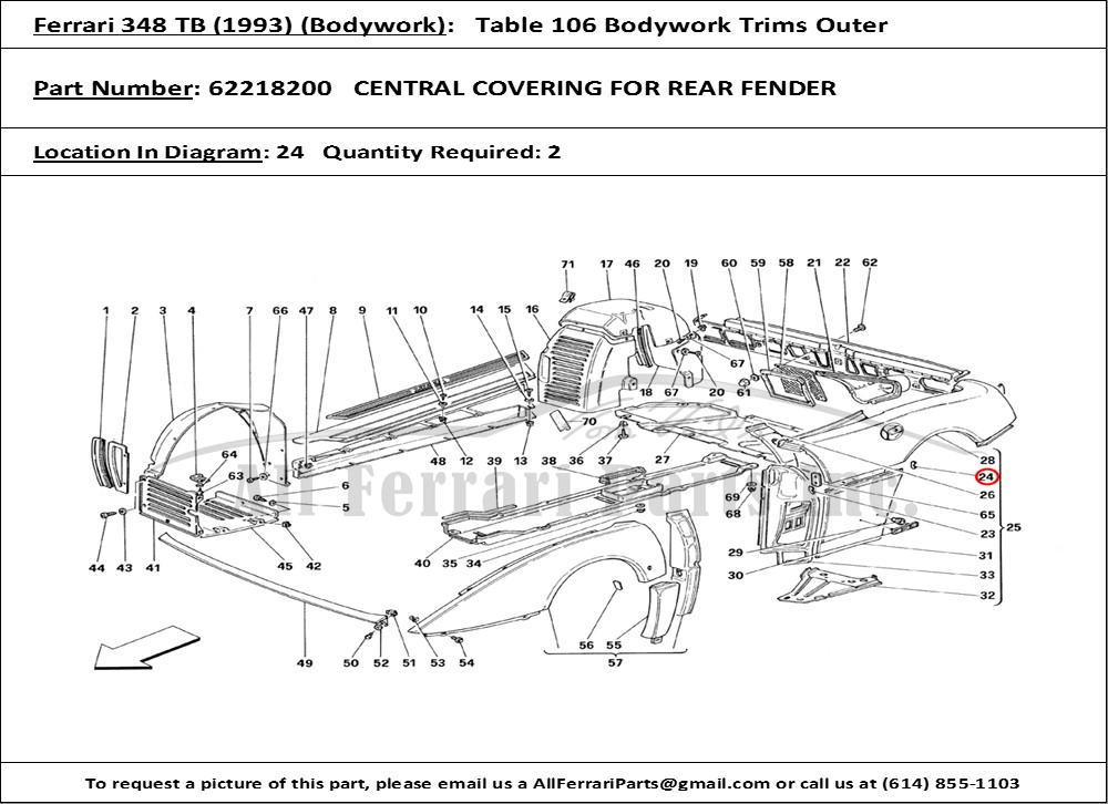 Ferrari Part 62218200