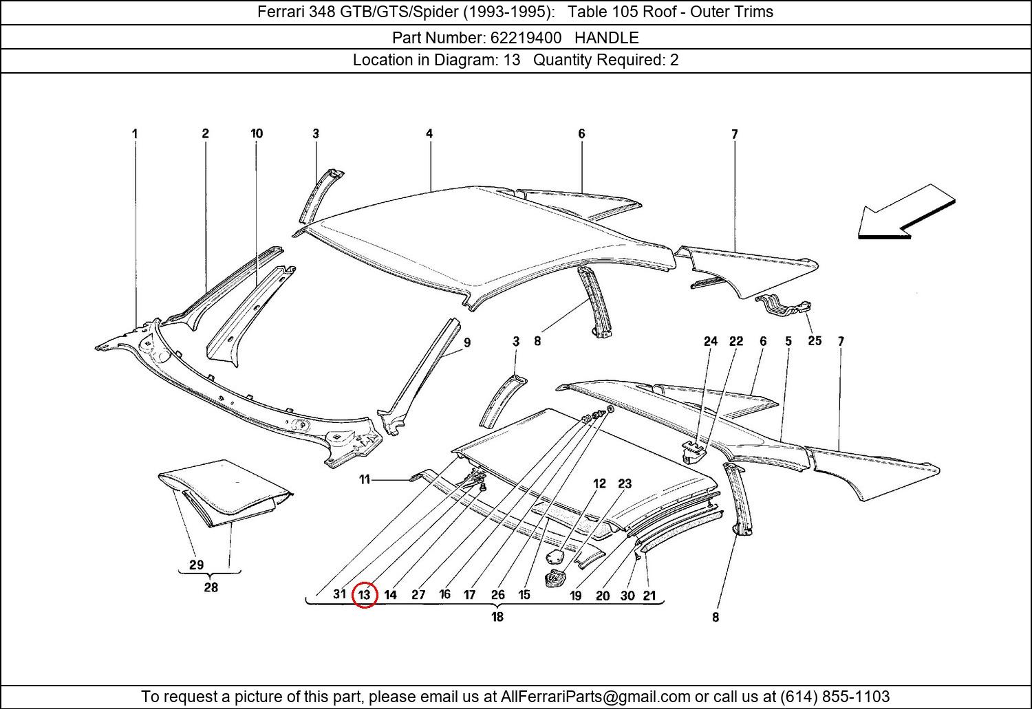 Ferrari Part 62219400