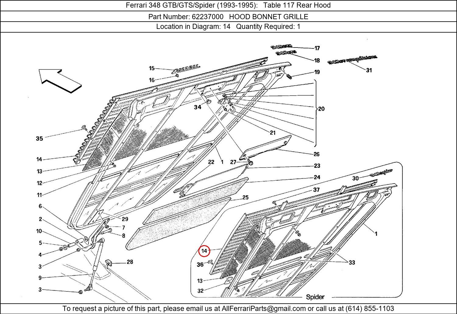 Ferrari Part 62237000