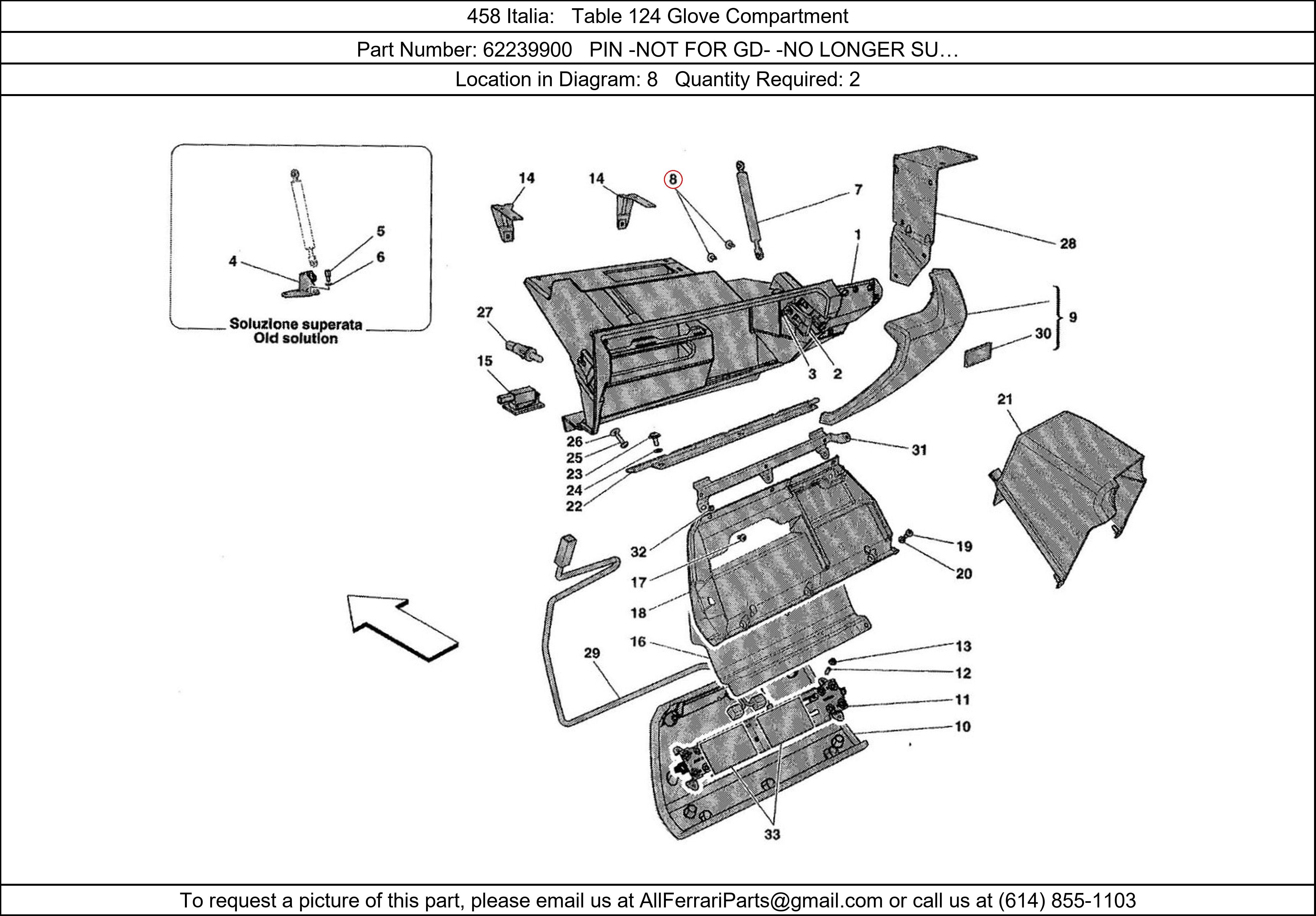 Ferrari Part 62239900