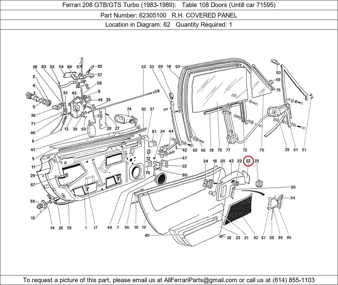 Ferrari Part 62305100