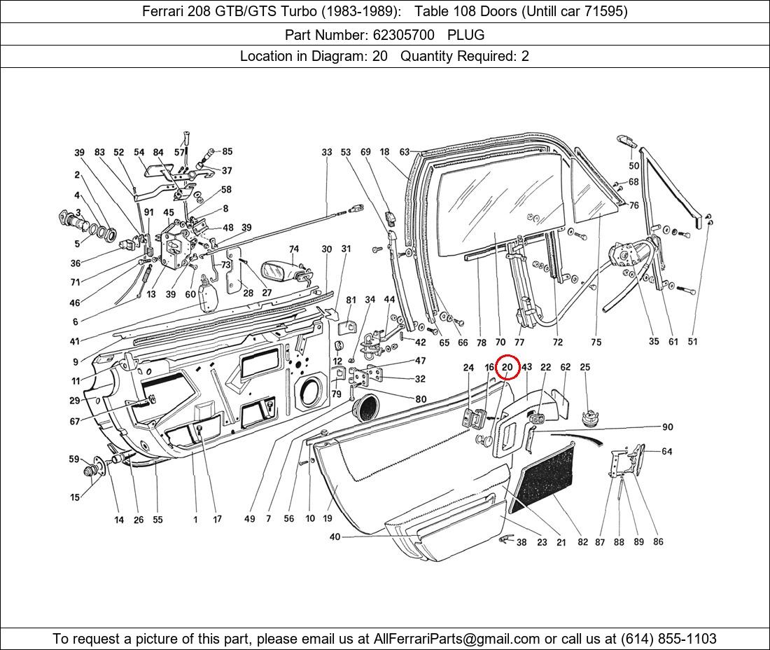 Ferrari Part 62305700