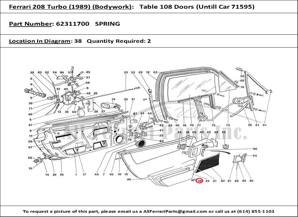 Ferrari Part 62311700