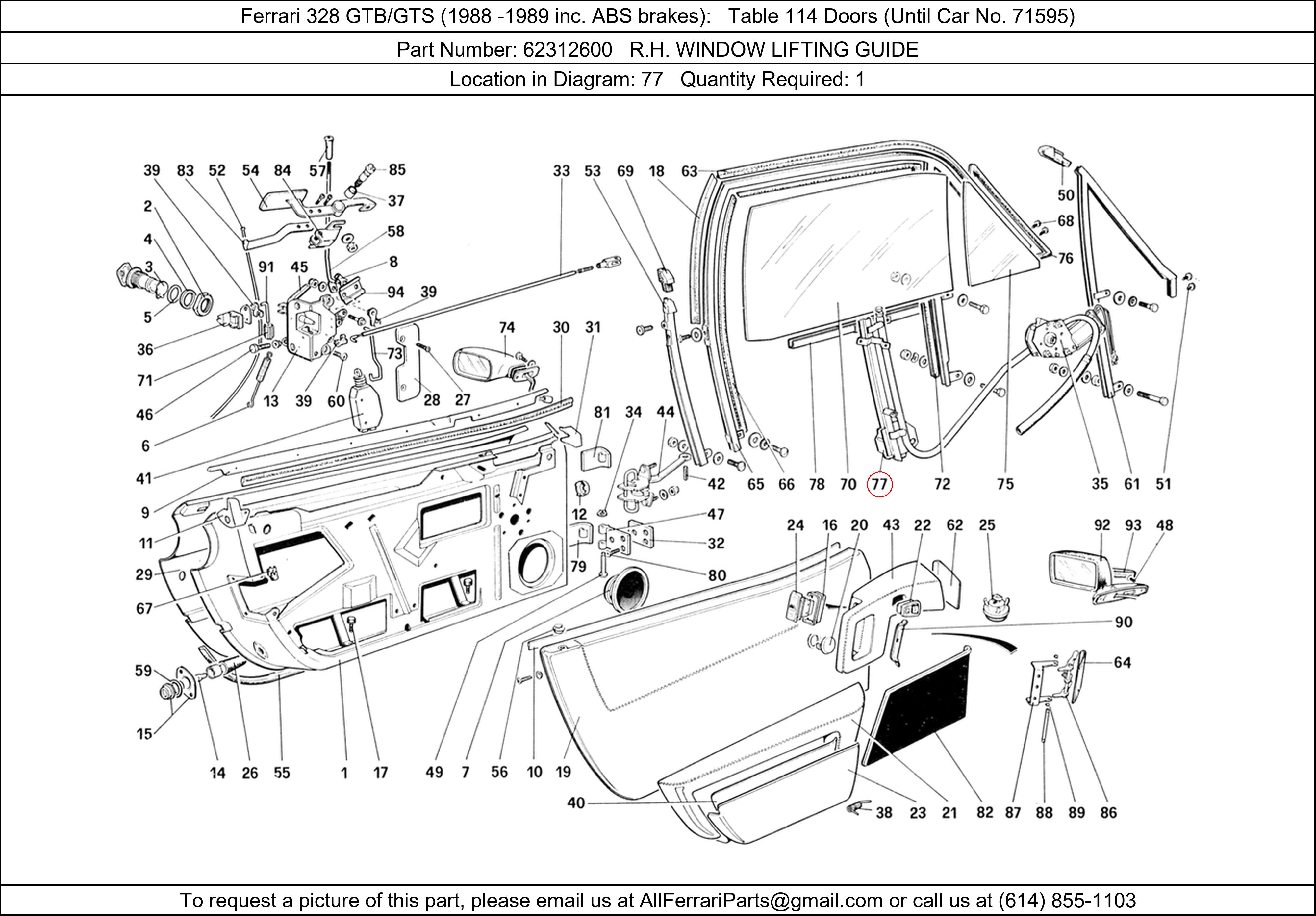 Ferrari Part 62312600