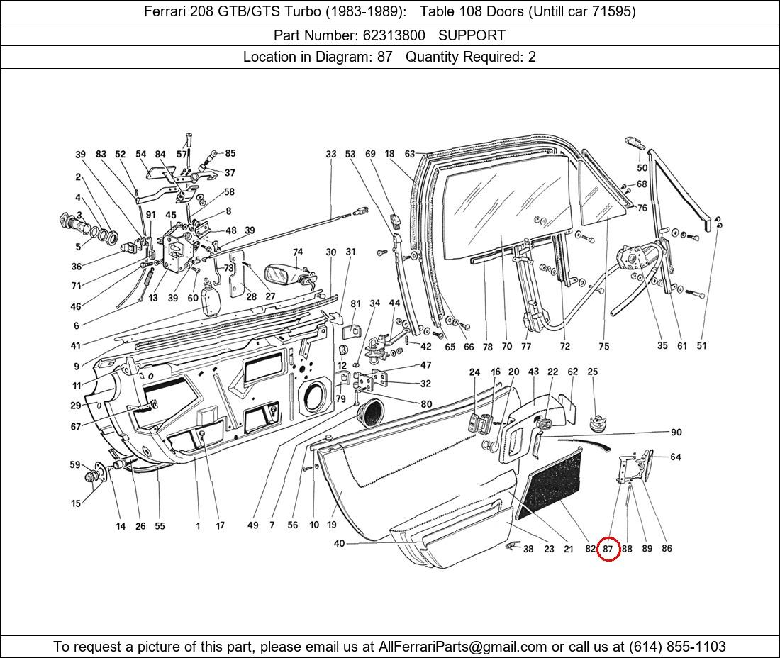 Ferrari Part 62313800