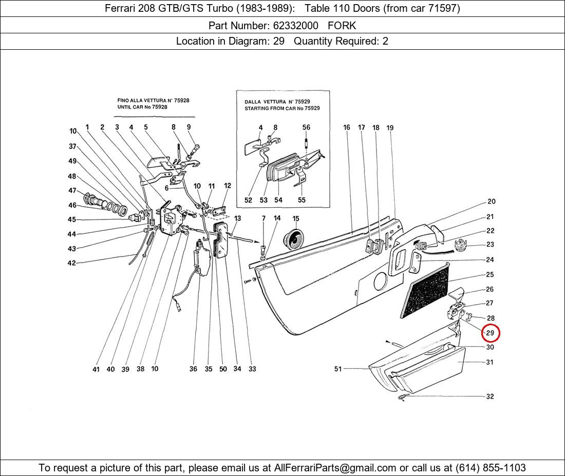 Ferrari Part 62332000