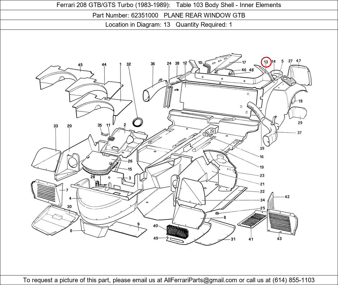 Ferrari Part 62351000