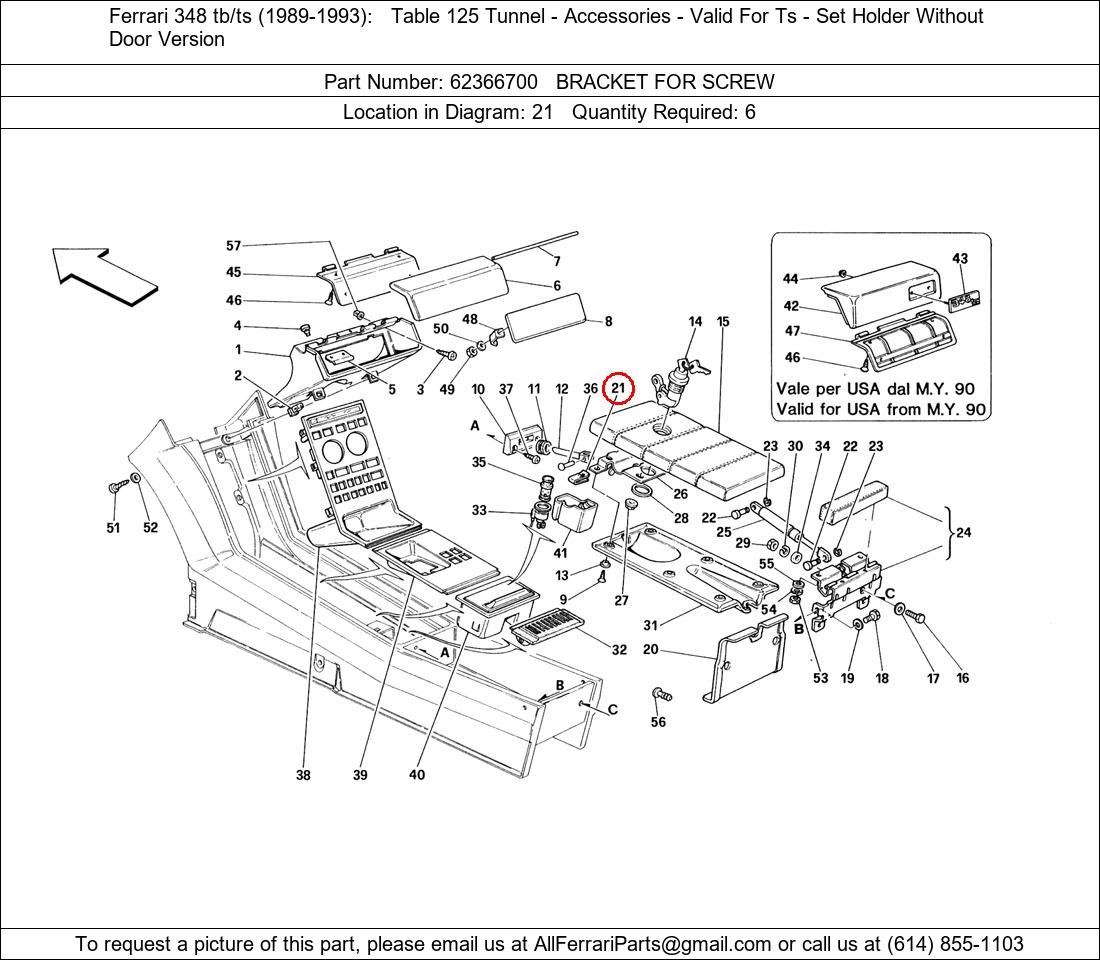 Ferrari Part 62366700