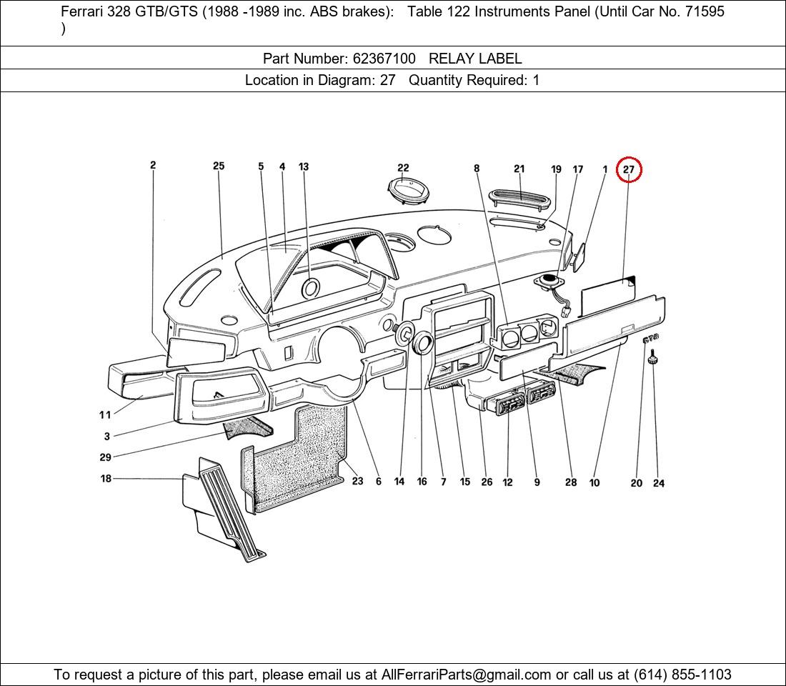 Ferrari Part 62367100