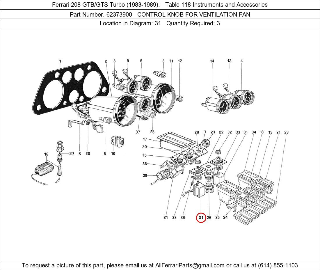 Ferrari Part 62373900