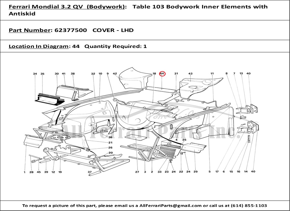 Ferrari Part 62377500