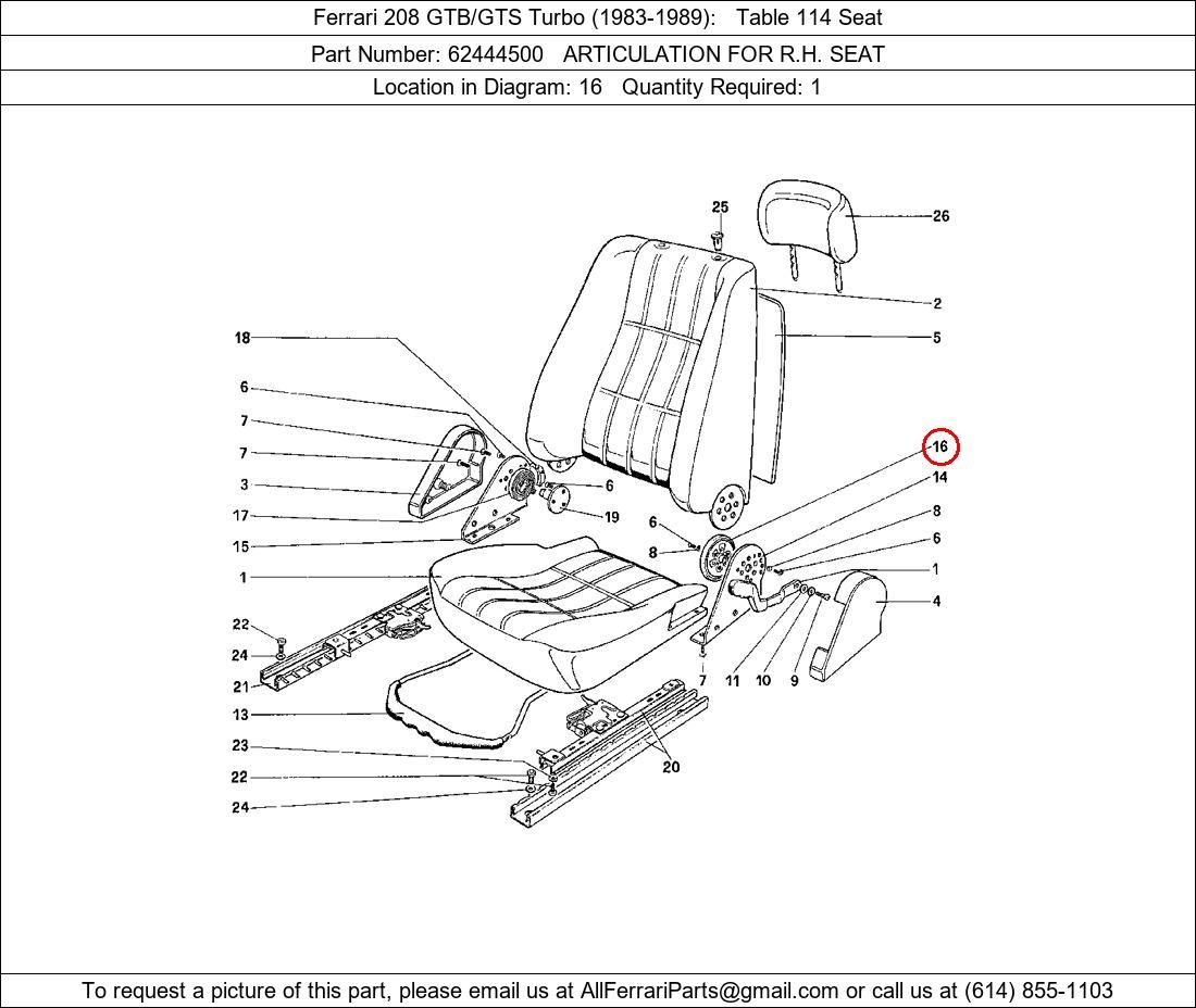 Ferrari Part 62444500