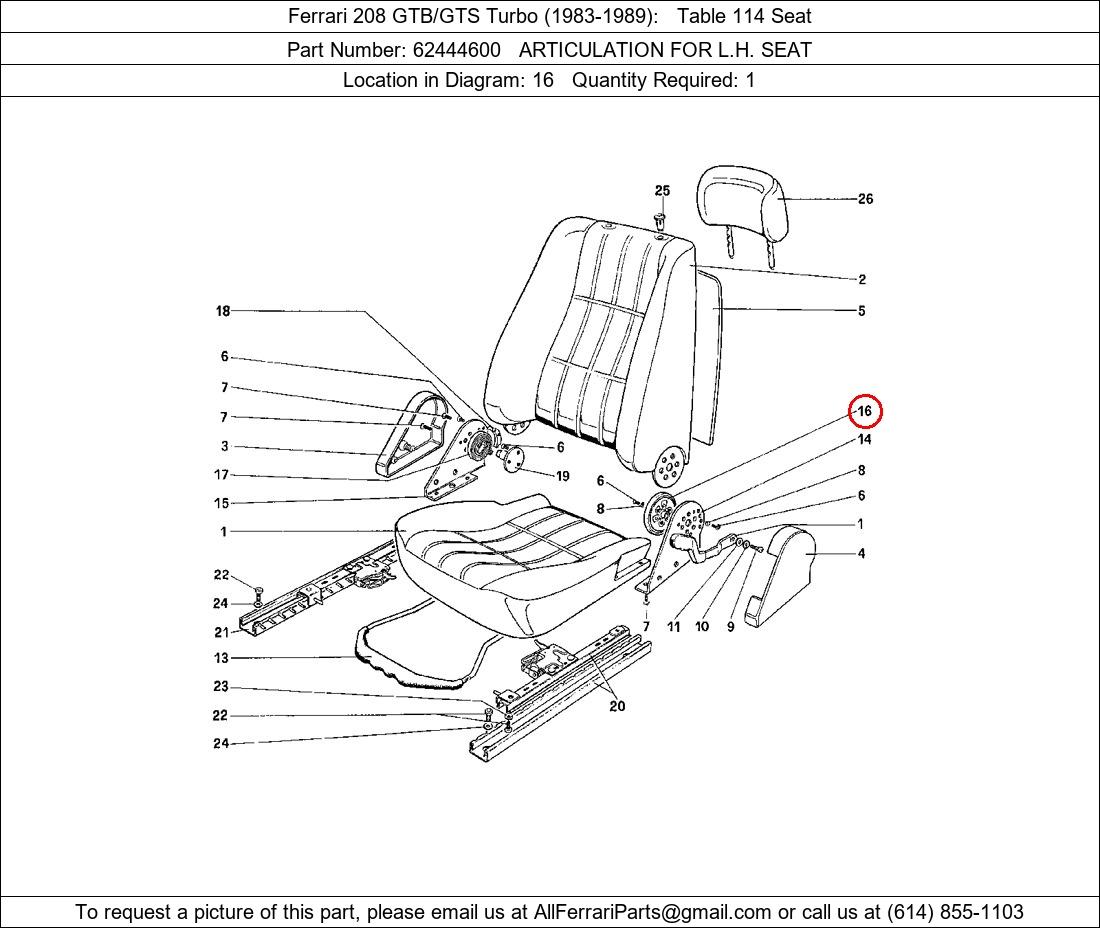 Ferrari Part 62444600