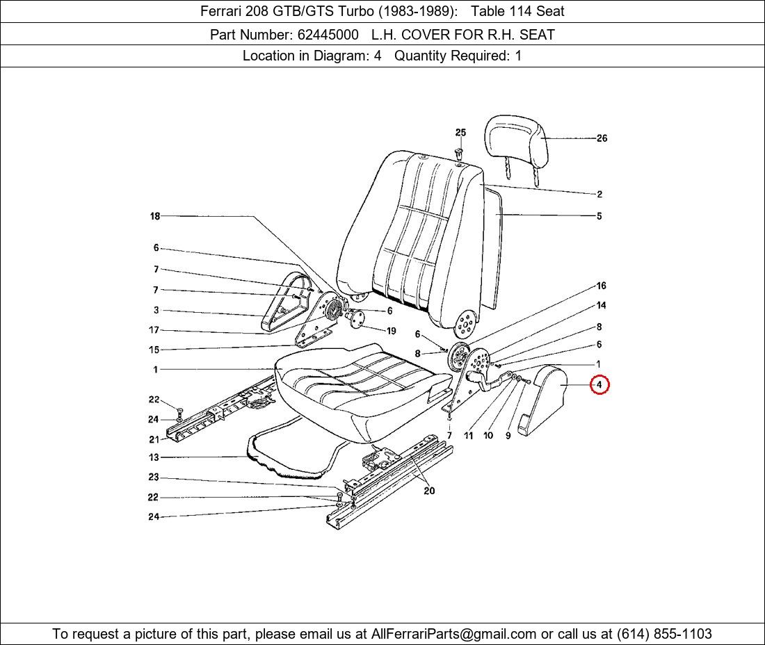 Ferrari Part 62445000