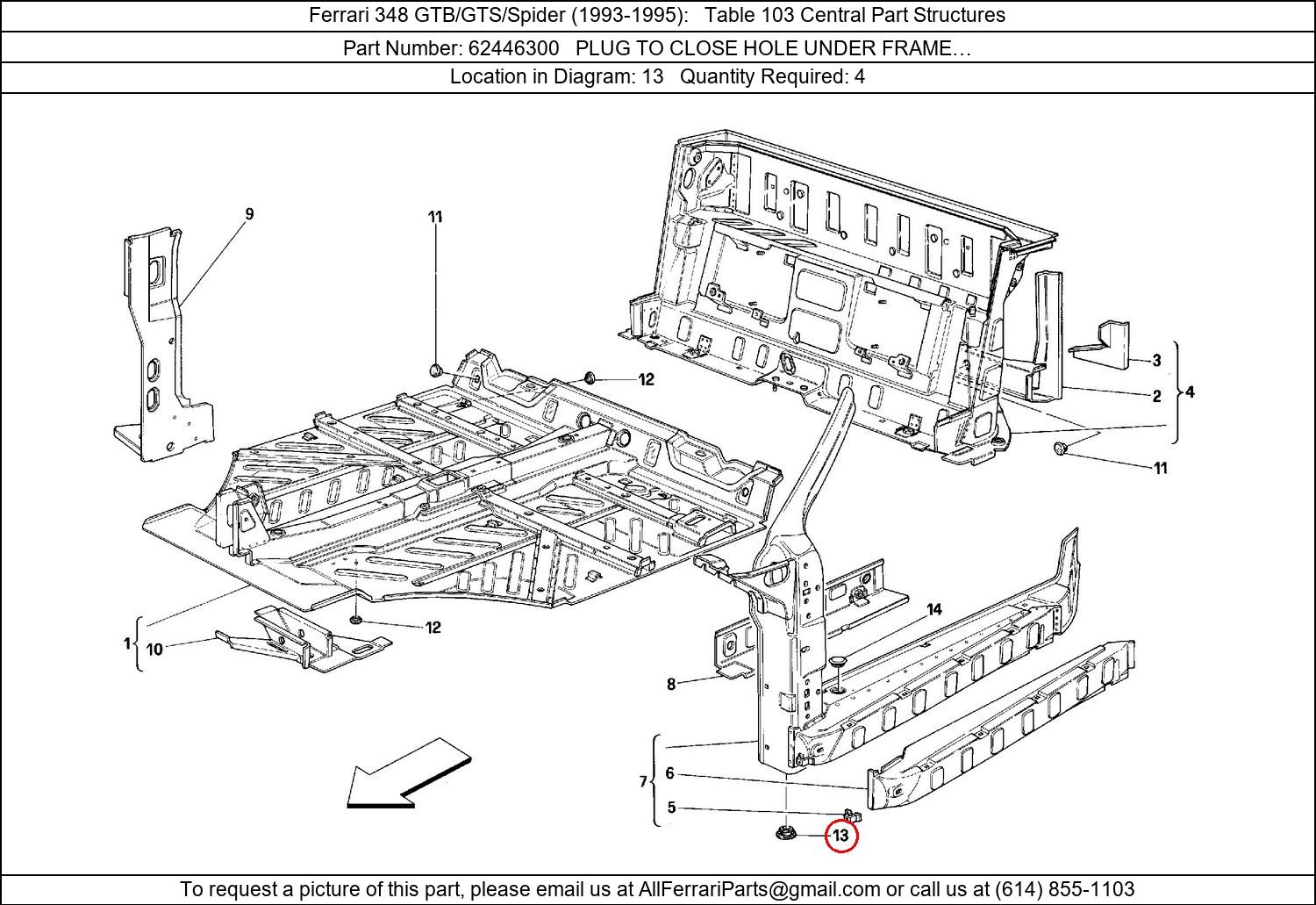 Ferrari Part 62446300