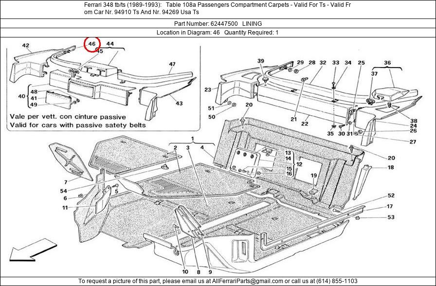 Ferrari Part 62447500