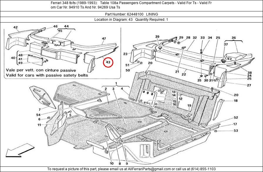 Ferrari Part 62448100