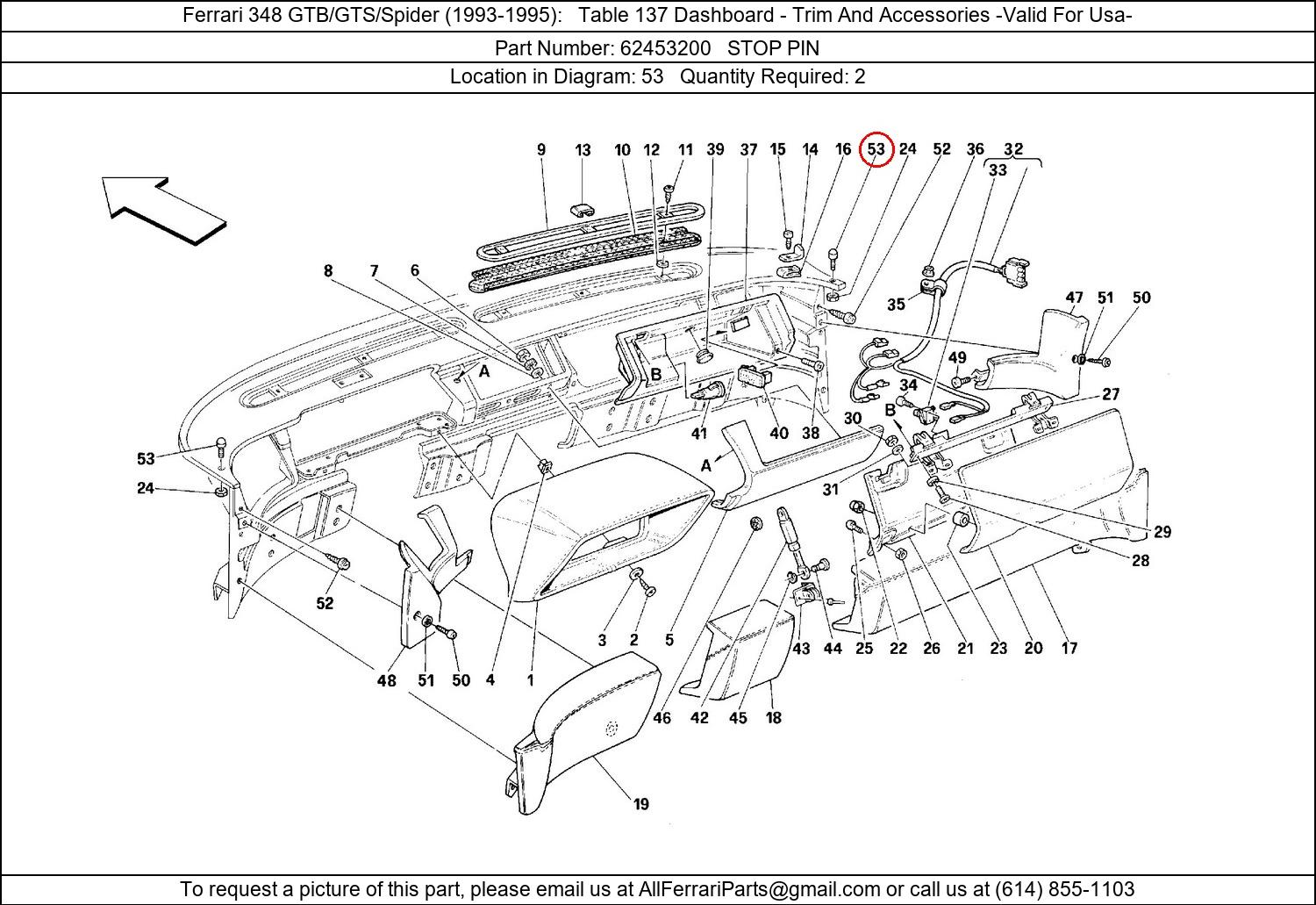 Ferrari Part 62453200