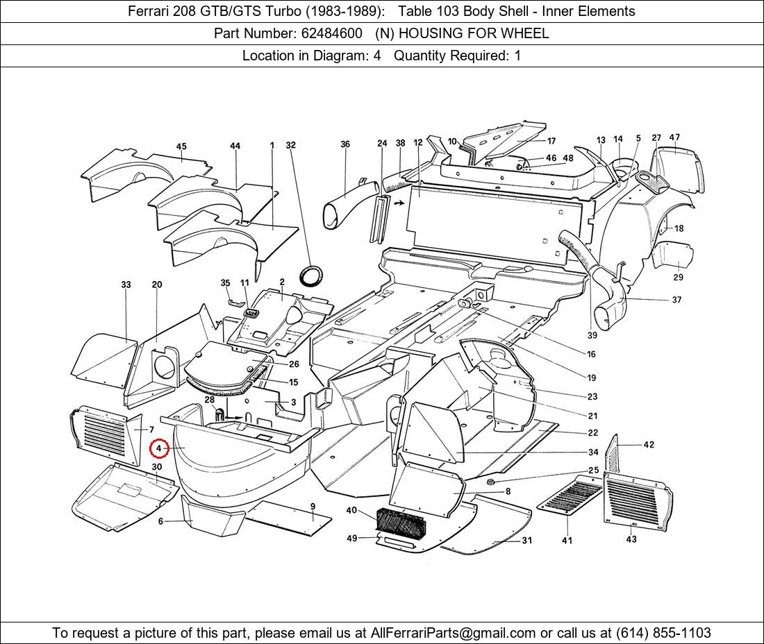 Ferrari Part 62484600