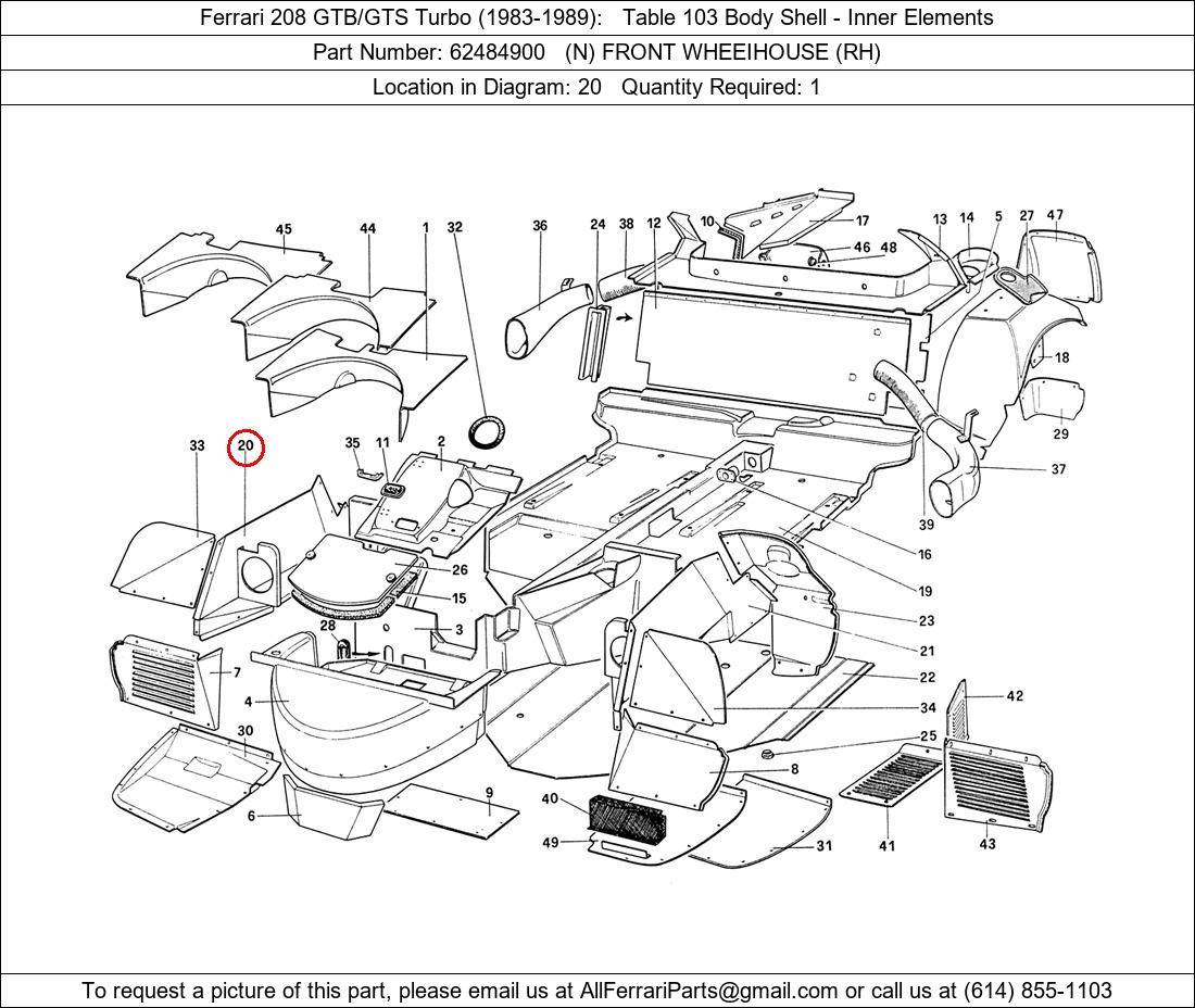 Ferrari Part 62484900