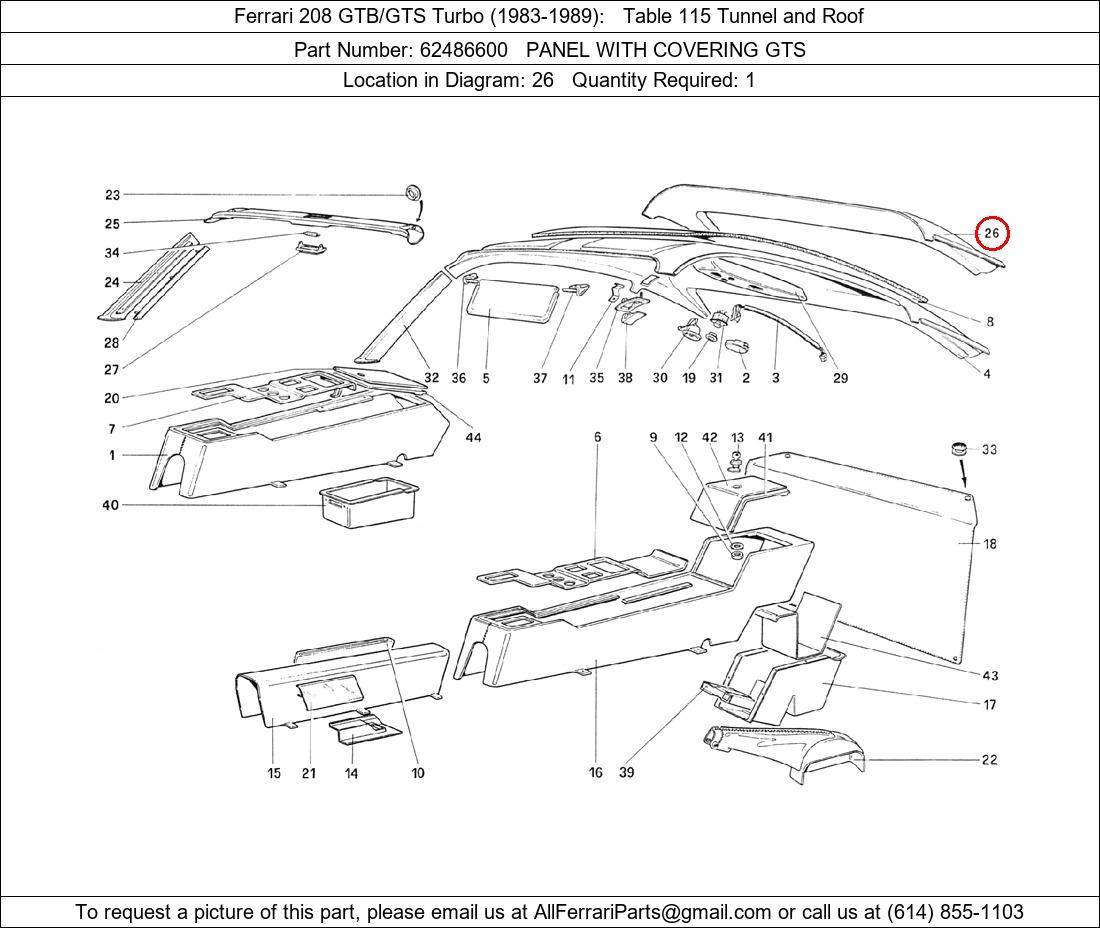 Ferrari Part 62486600