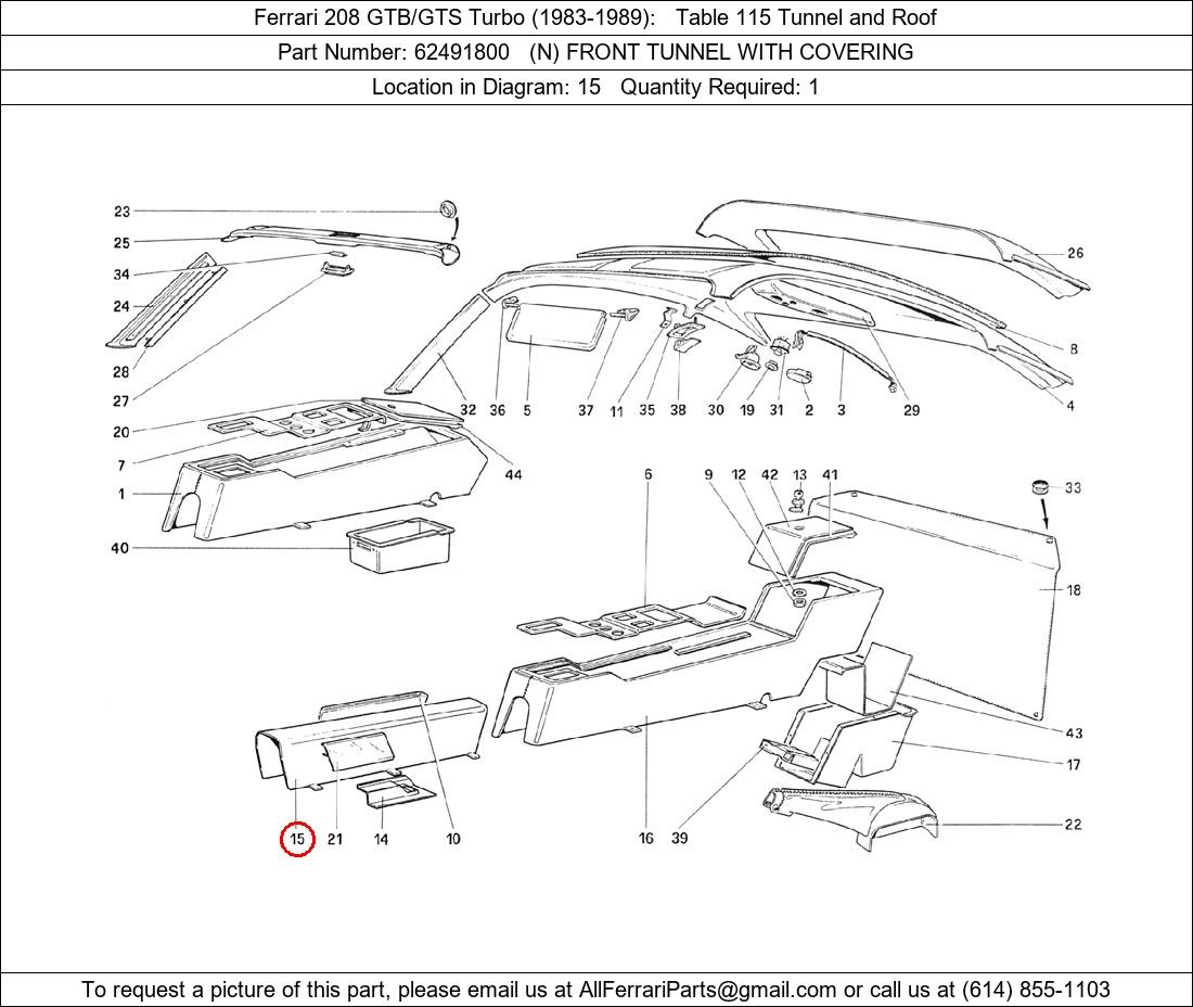 Ferrari Part 62491800