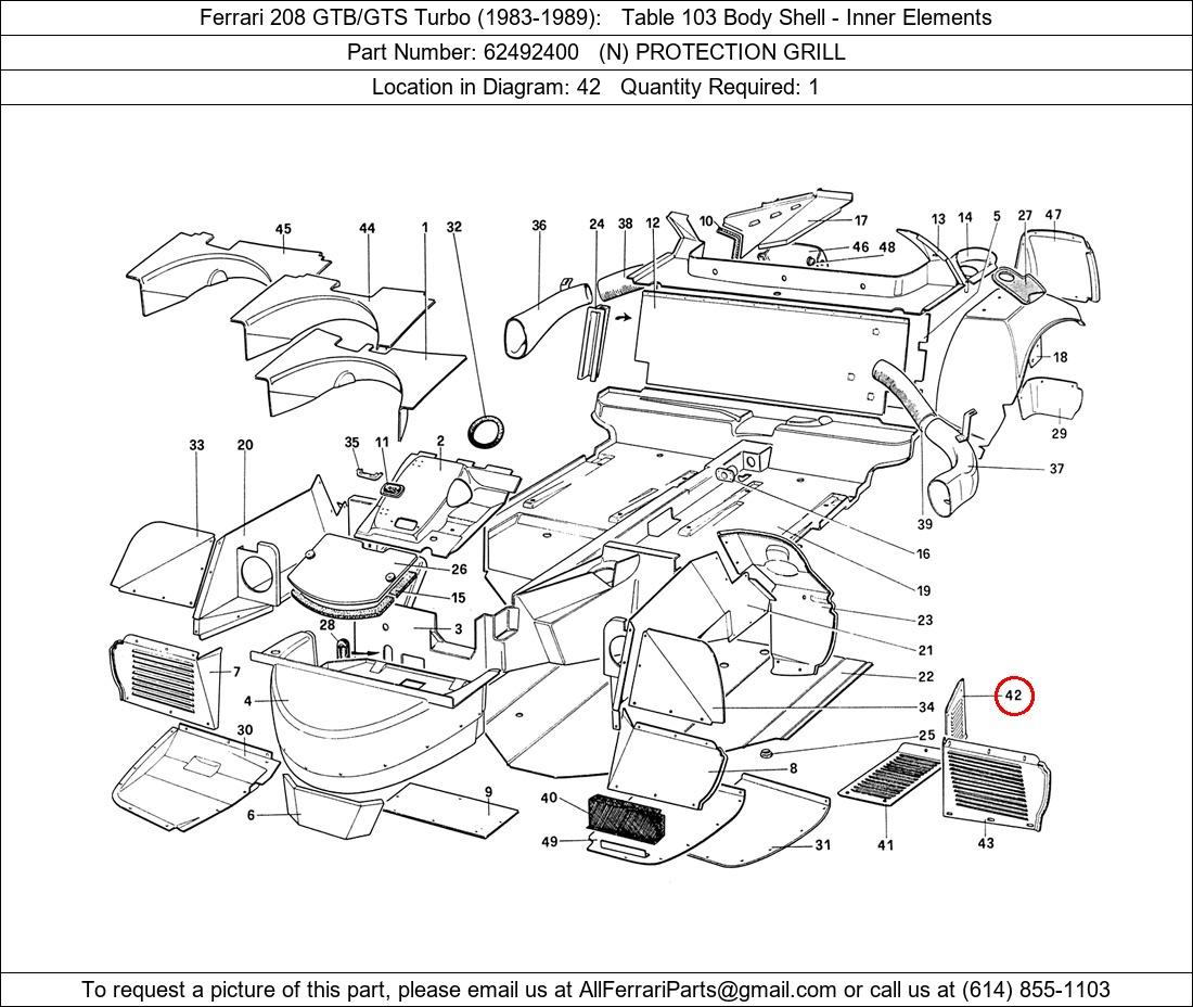 Ferrari Part 62492400