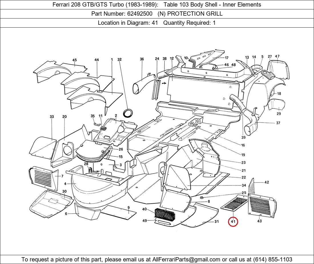 Ferrari Part 62492500