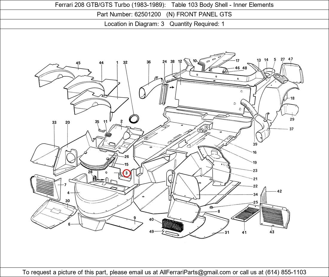 Ferrari Part 62501200