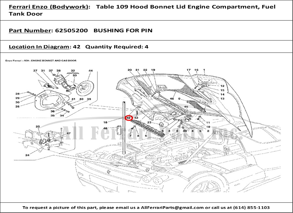 Ferrari Part 62505200