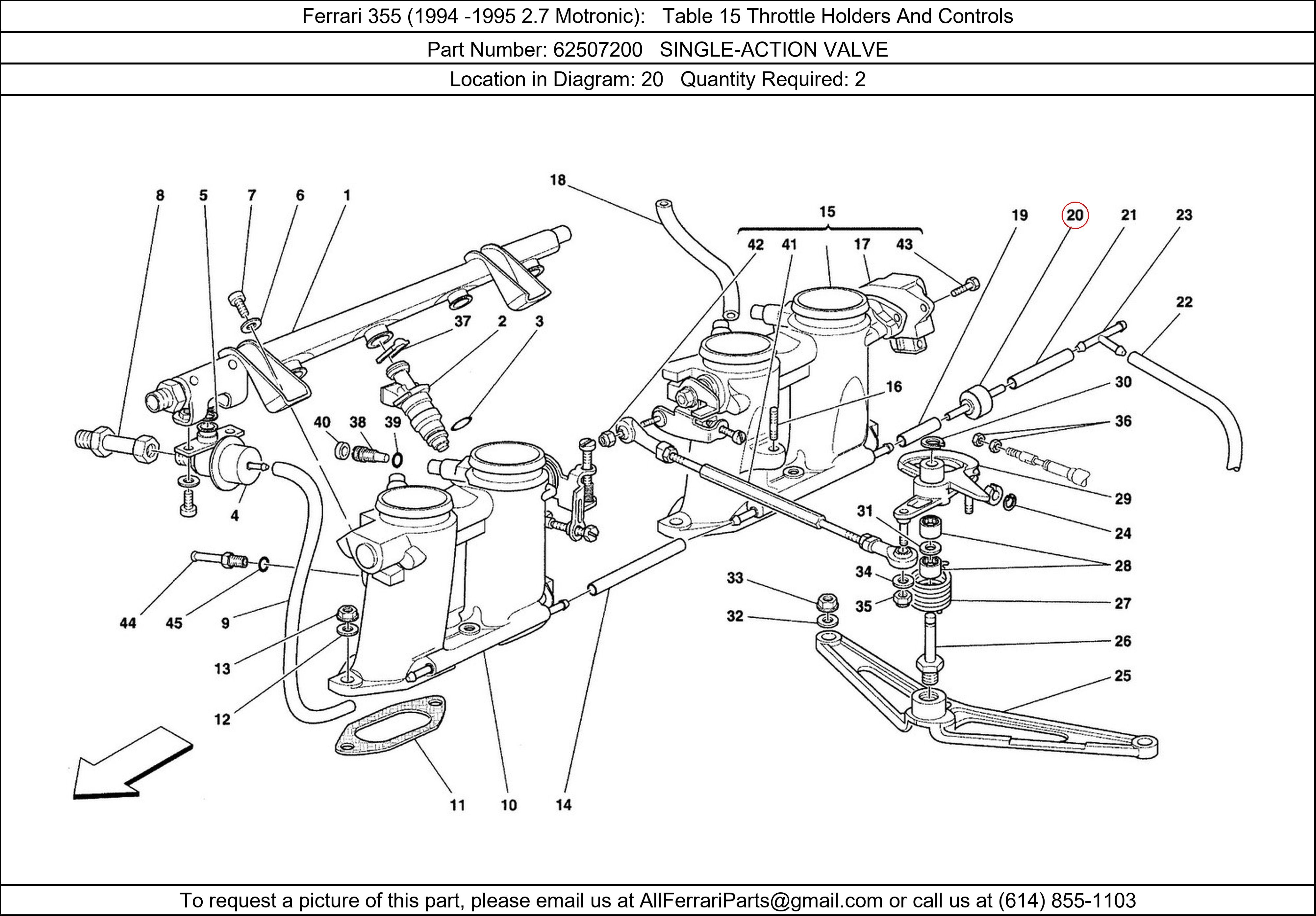 Ferrari Part 62507200