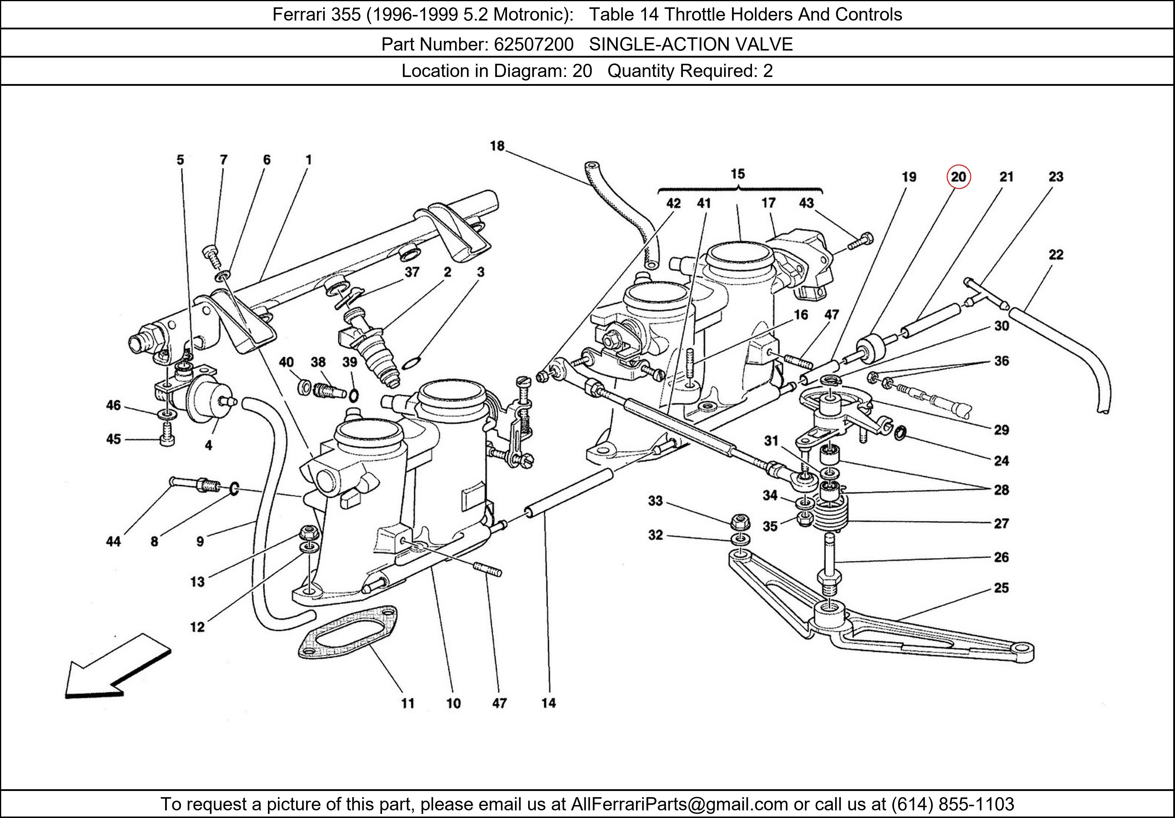 Ferrari Part 62507200