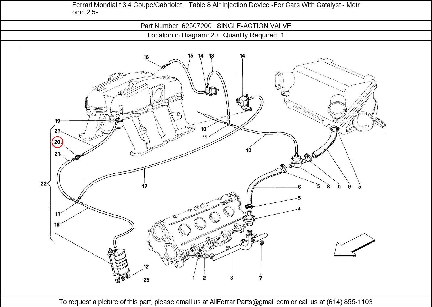 Ferrari Part 62507200