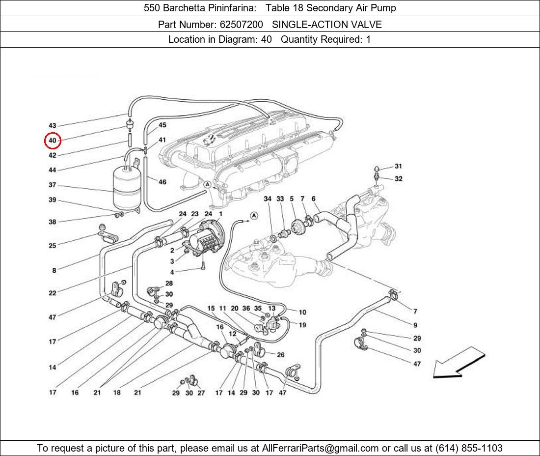 Ferrari Part 62507200