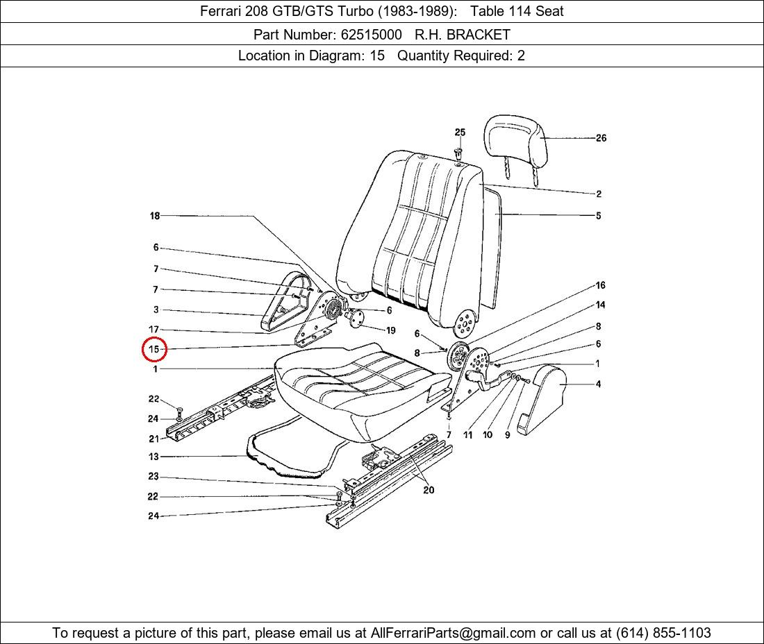 Ferrari Part 62515000