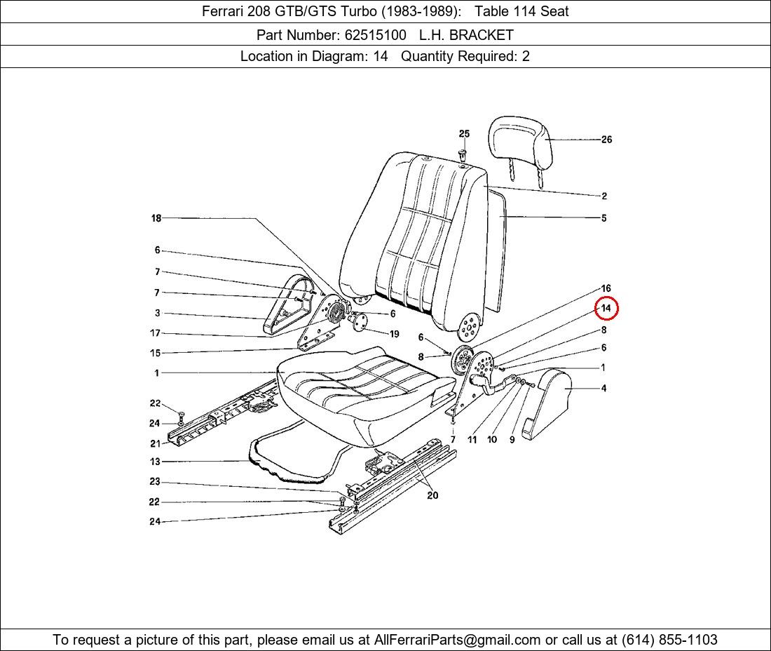 Ferrari Part 62515100