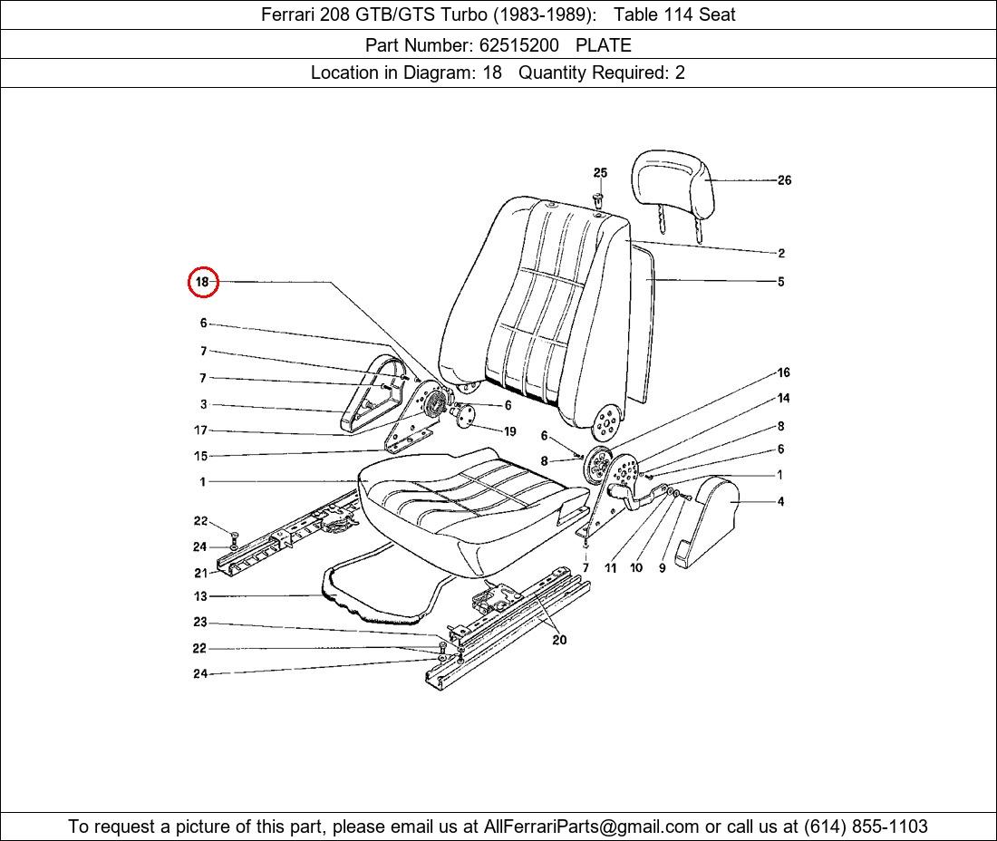 Ferrari Part 62515200