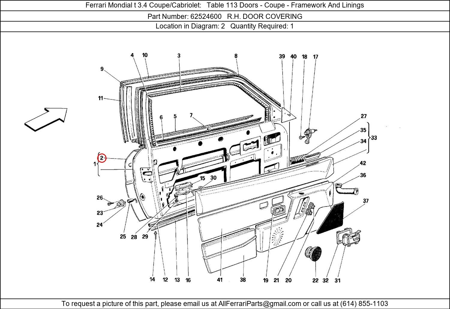 Ferrari Part 62524600