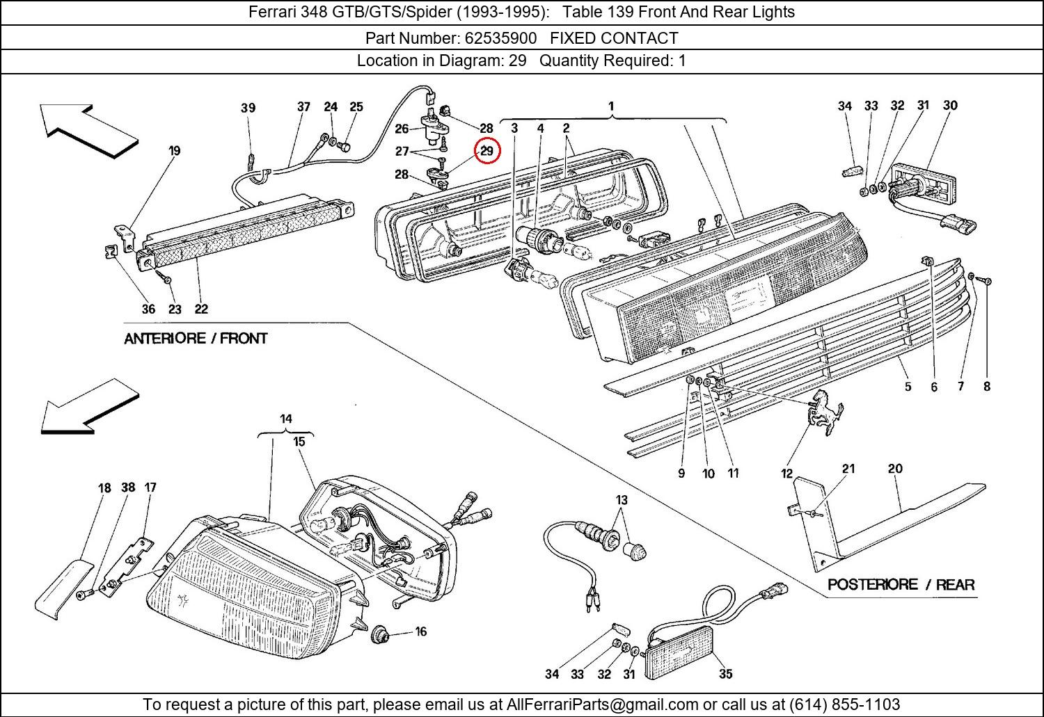 Ferrari Part 62535900