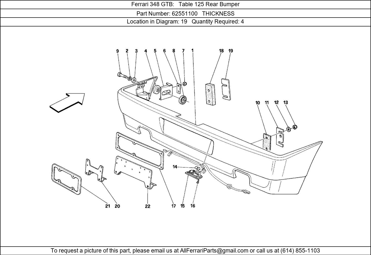 Ferrari Part 62551100