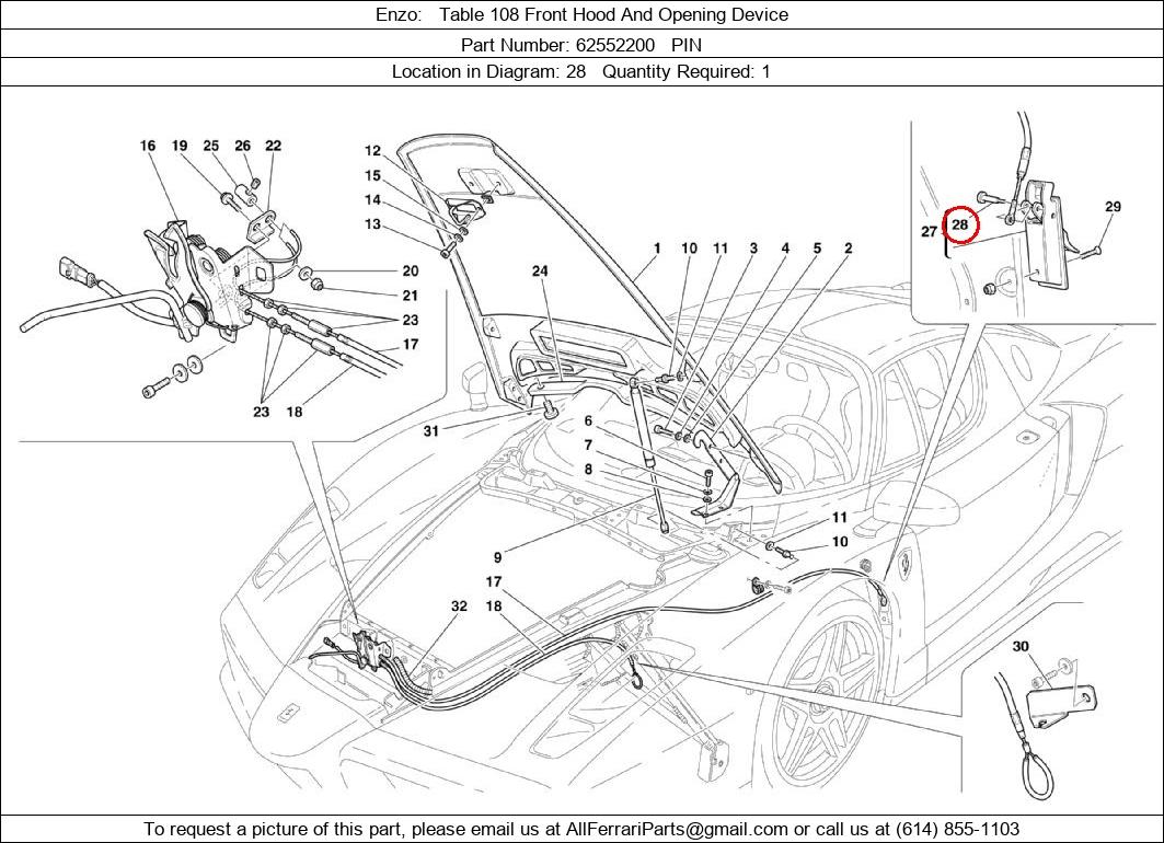 Ferrari Part 62552200