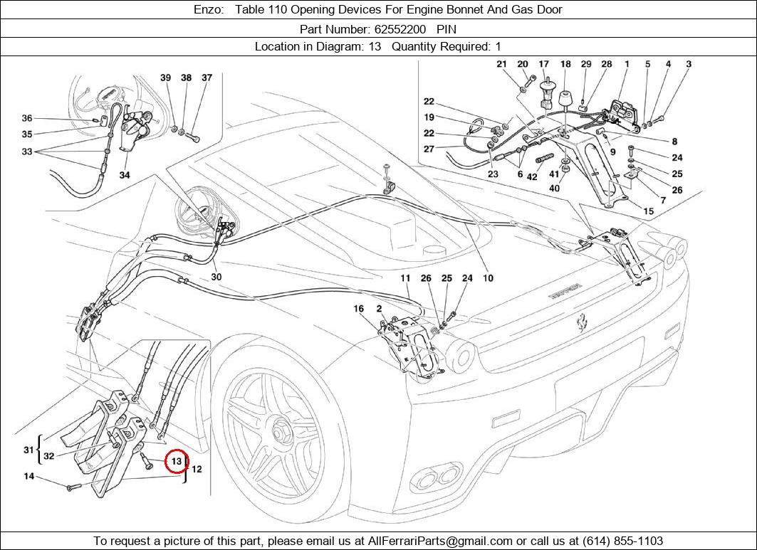 Ferrari Part 62552200