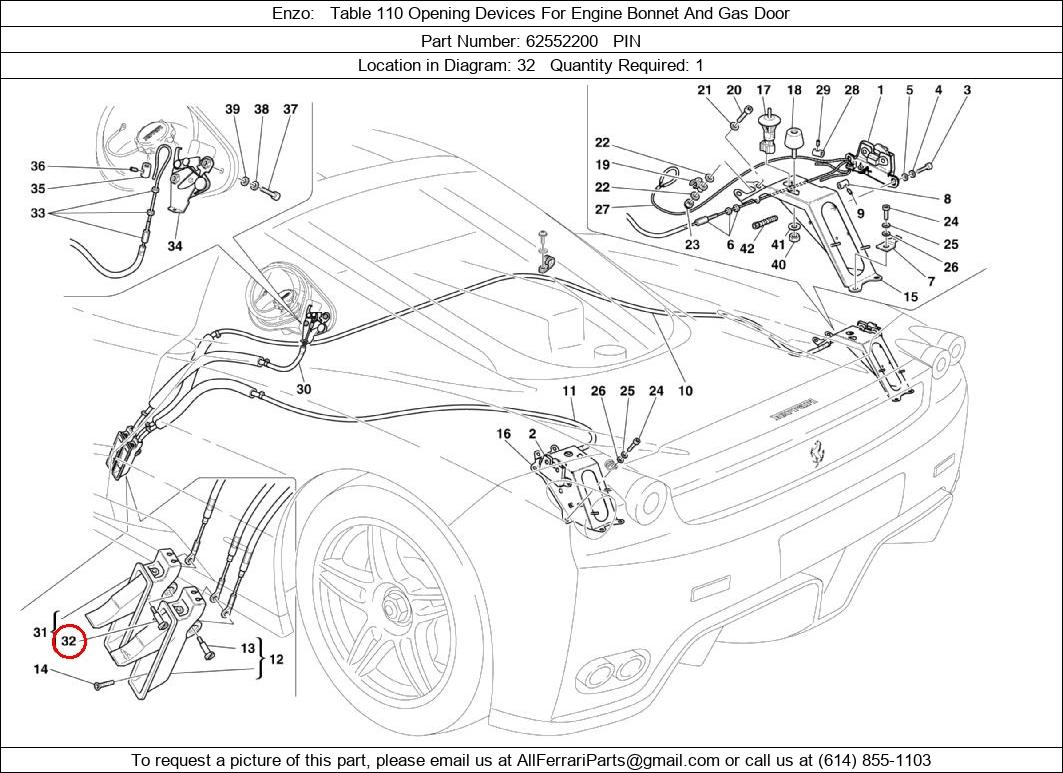 Ferrari Part 62552200