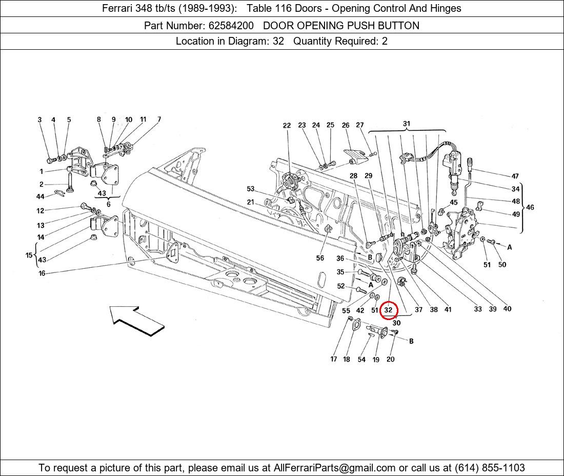 Ferrari Part 62584200