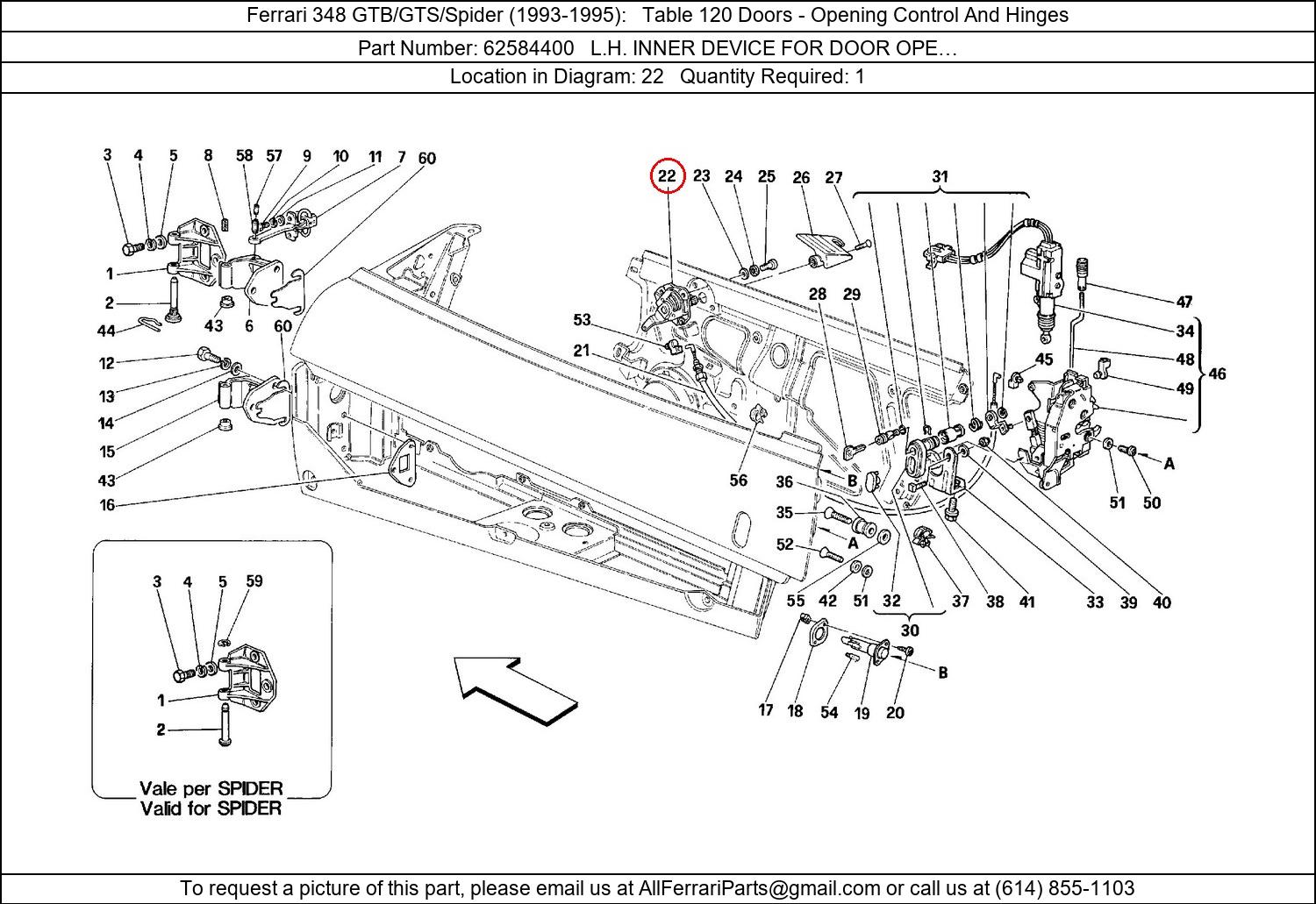 Ferrari Part 62584400